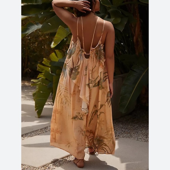 Tahnee Kelland for Anthropologie Strappy Midi Dress SIZE XS - Picture 3 of 11